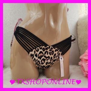 💗👙Victoria's Secret Leopard Print Brazilian Swim Bikini Bottom👙💗